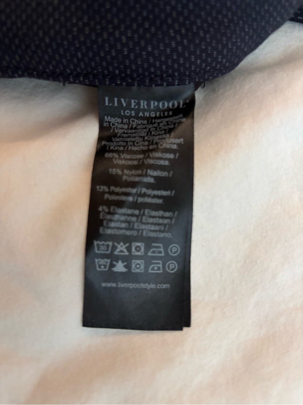 Liverpool Navy Women's Trousers